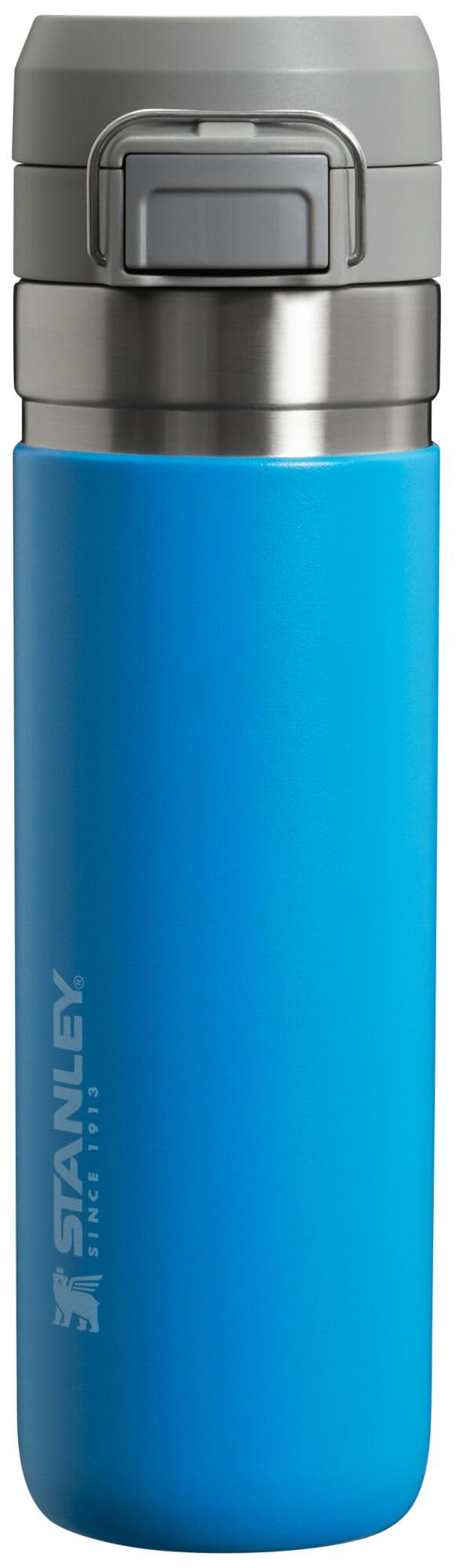 STANLEY Quick Flip GO Water Bottle 24 oz | Push Button Lid | Leakproof and Packable for Travel and Sports | Insulated Stainless Steel | BPA-Free | Lilac 2.0