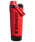 STANLEY Vitalize Shaker Bottle 20 oz | Leakproof Insulated Stainless Steel Shaker Cup | Base Storage and Twist On Fast Flow Lid | Protein Shakes and Pre Workout Powder | BPA-Free | Chalk